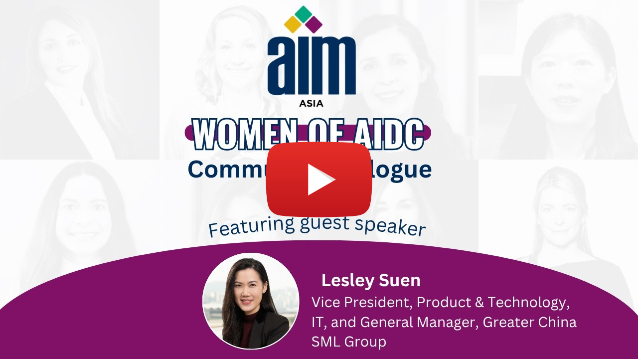AIM Asia Women of AIDC Community Dialogue feat. Lesley Suen (SML Group)